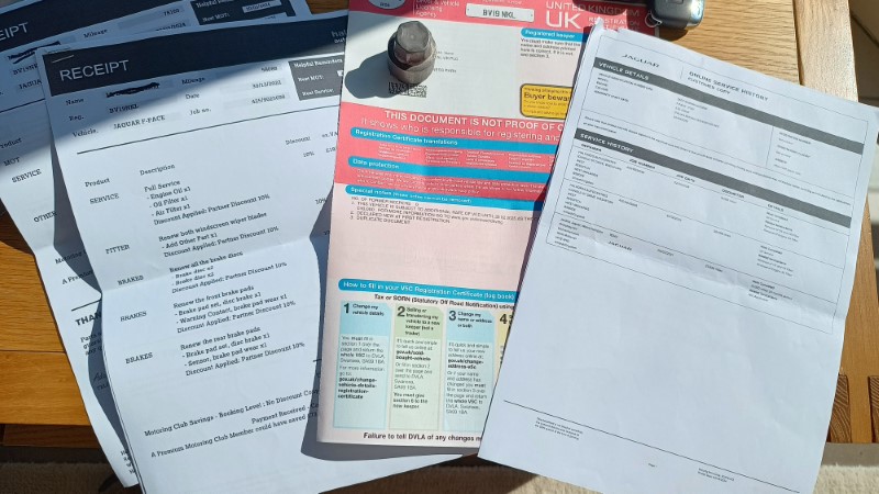 Used Car Sales Jaguar Service Records (2)